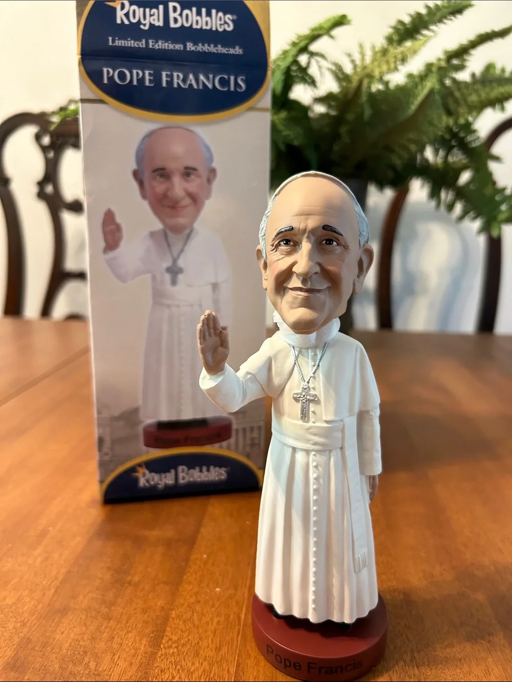 Pope Francis Royal Bobbles Bobblehead Limited Edition 2015 New NIB